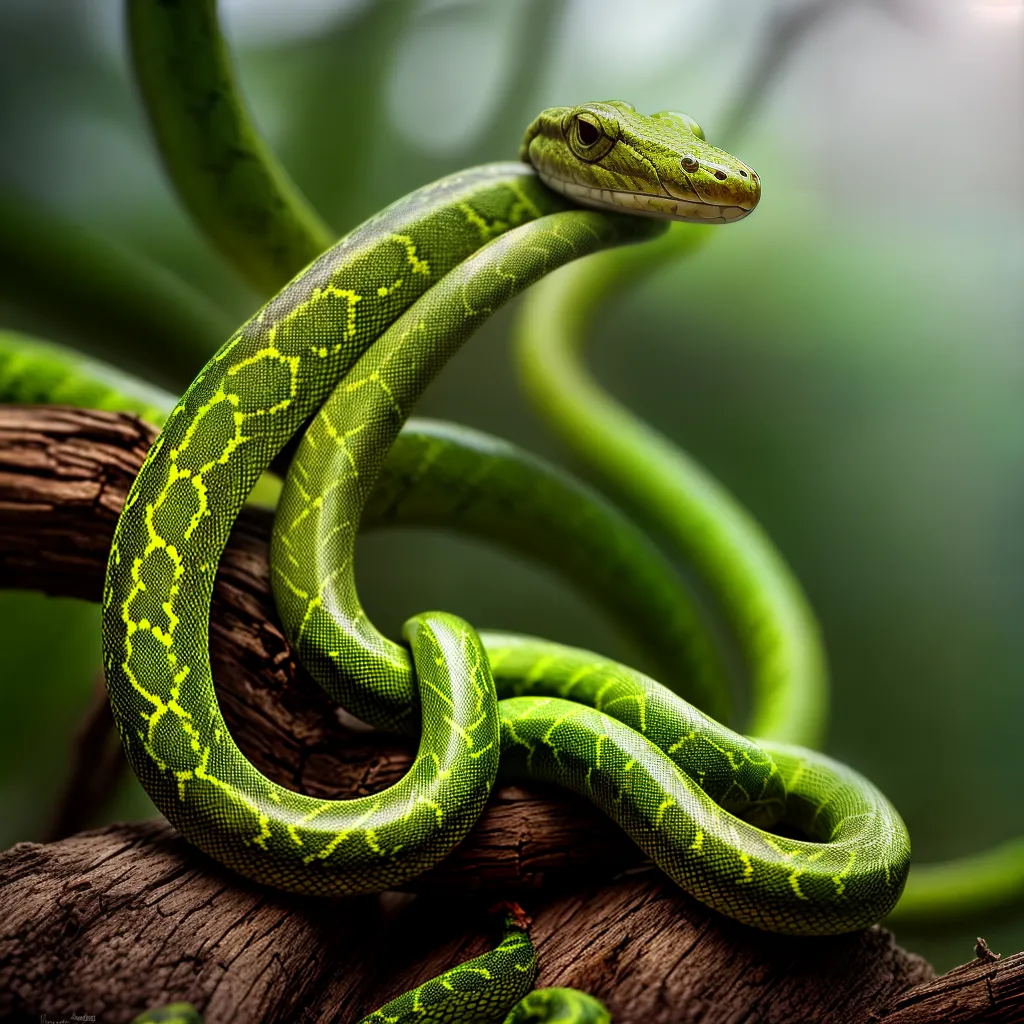 Cobra-cipó nos sonhos: Qual é o seu significado? 5 Fotos cobra cipo sonhos floresta nevoa