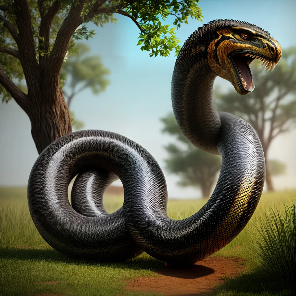 A Cobra Gigante na Propriedade Rural: O que Significa Sonhar com a Natureza Selvagem? 6 Fotos cobra gigante sonho transformacao