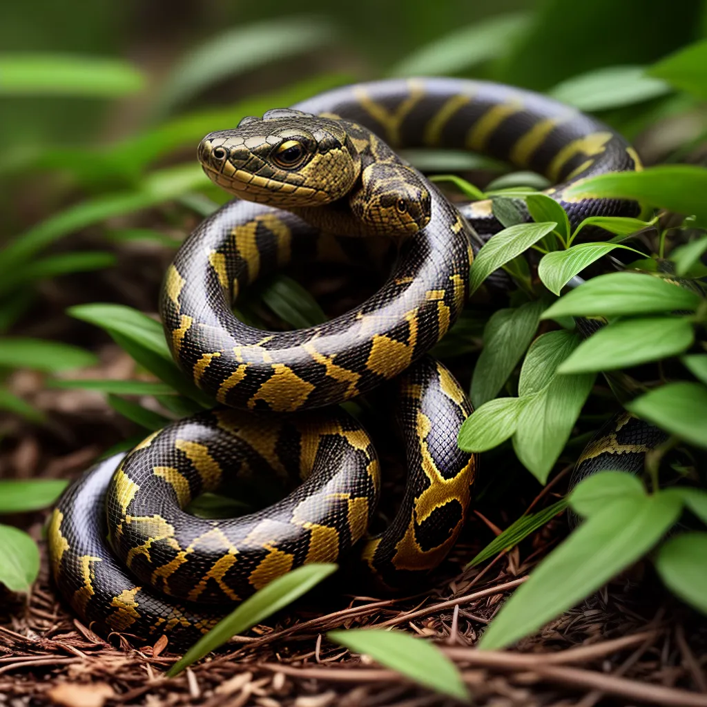 Fotos cobra habitat folhagem perigo