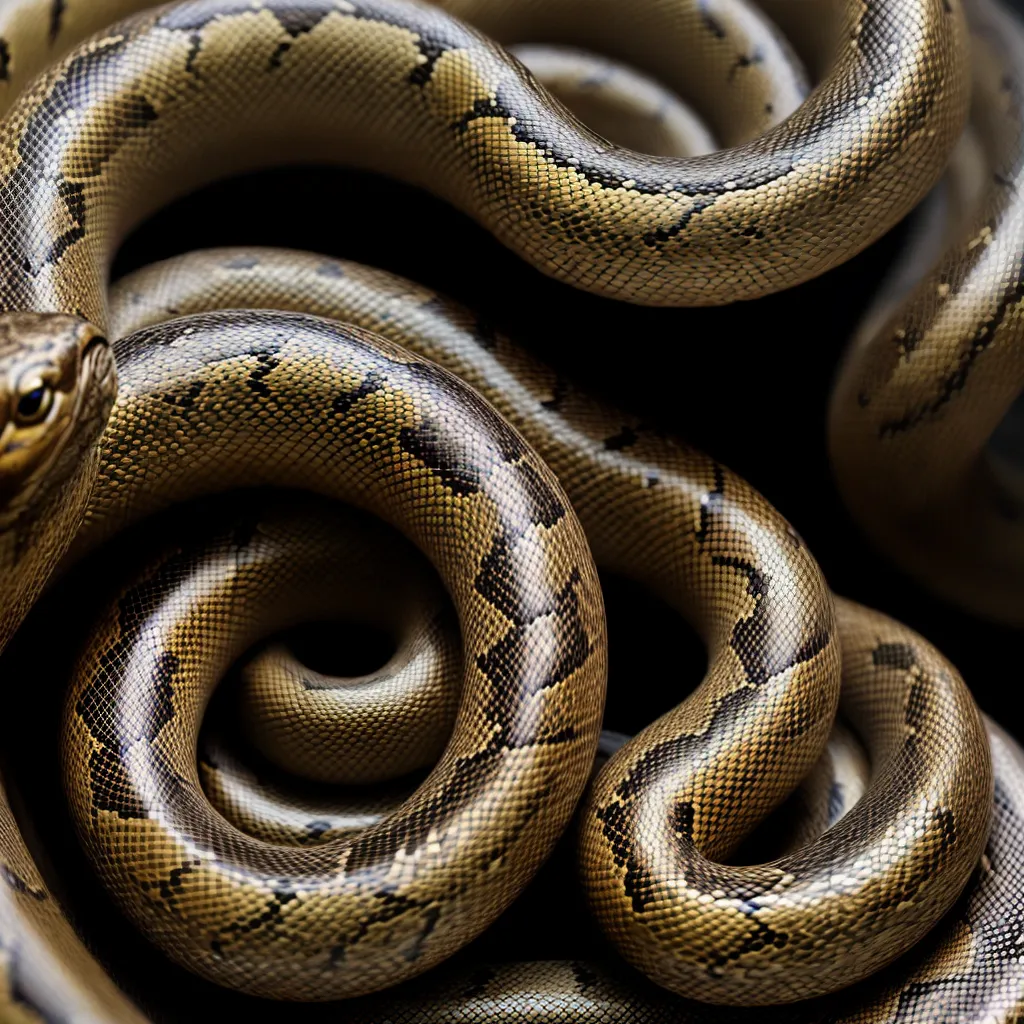 Fotos cobra olhar misterioso escamas 1