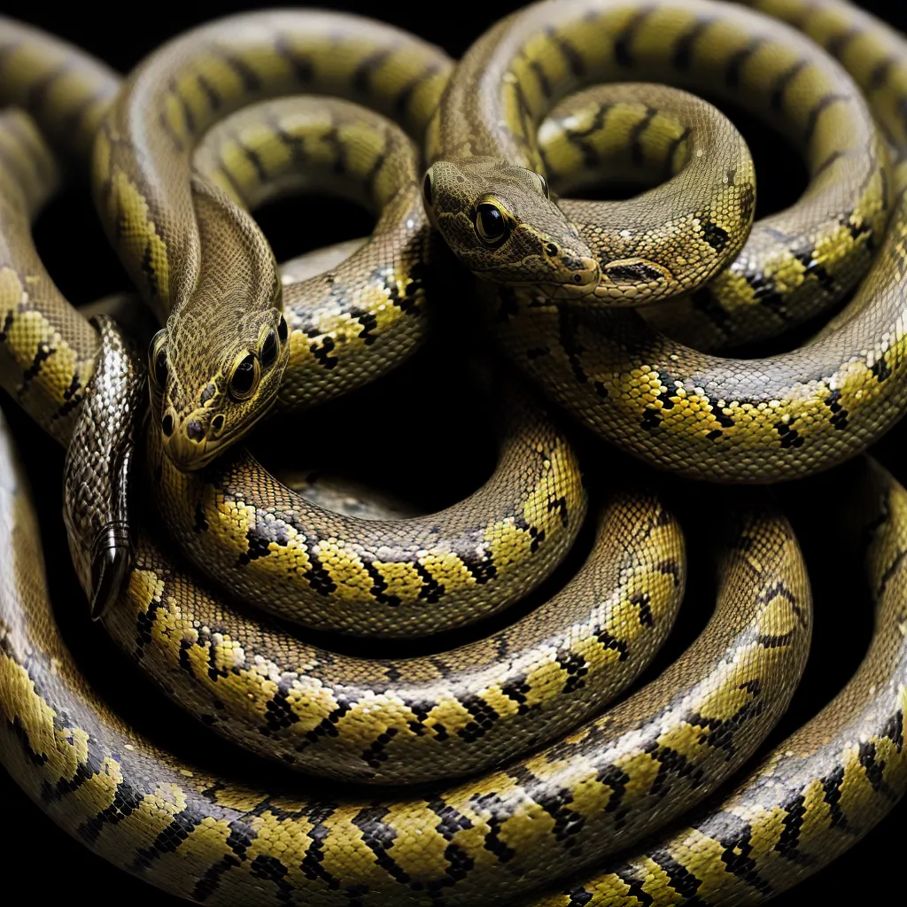 Fotos cobra olhar misterioso simbolo