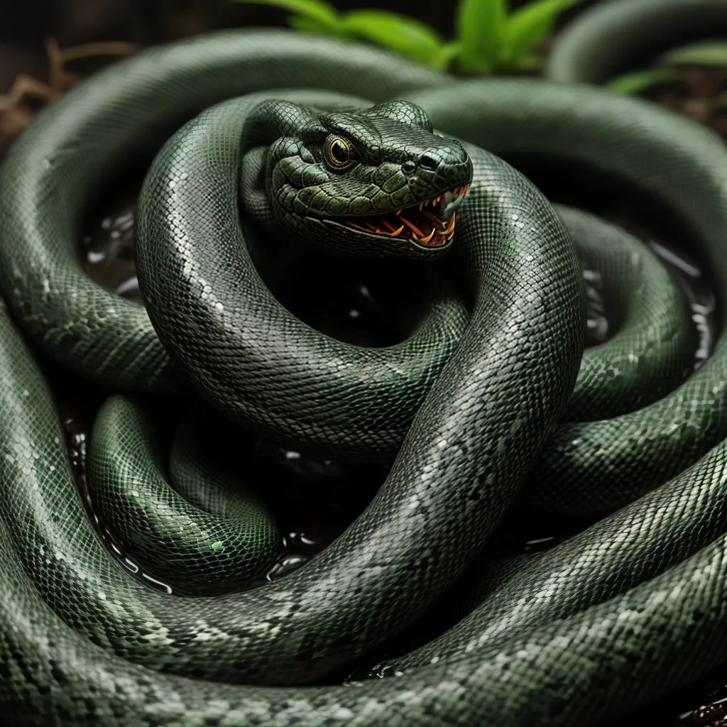 Fotos cobra pantano olhos fixa presa