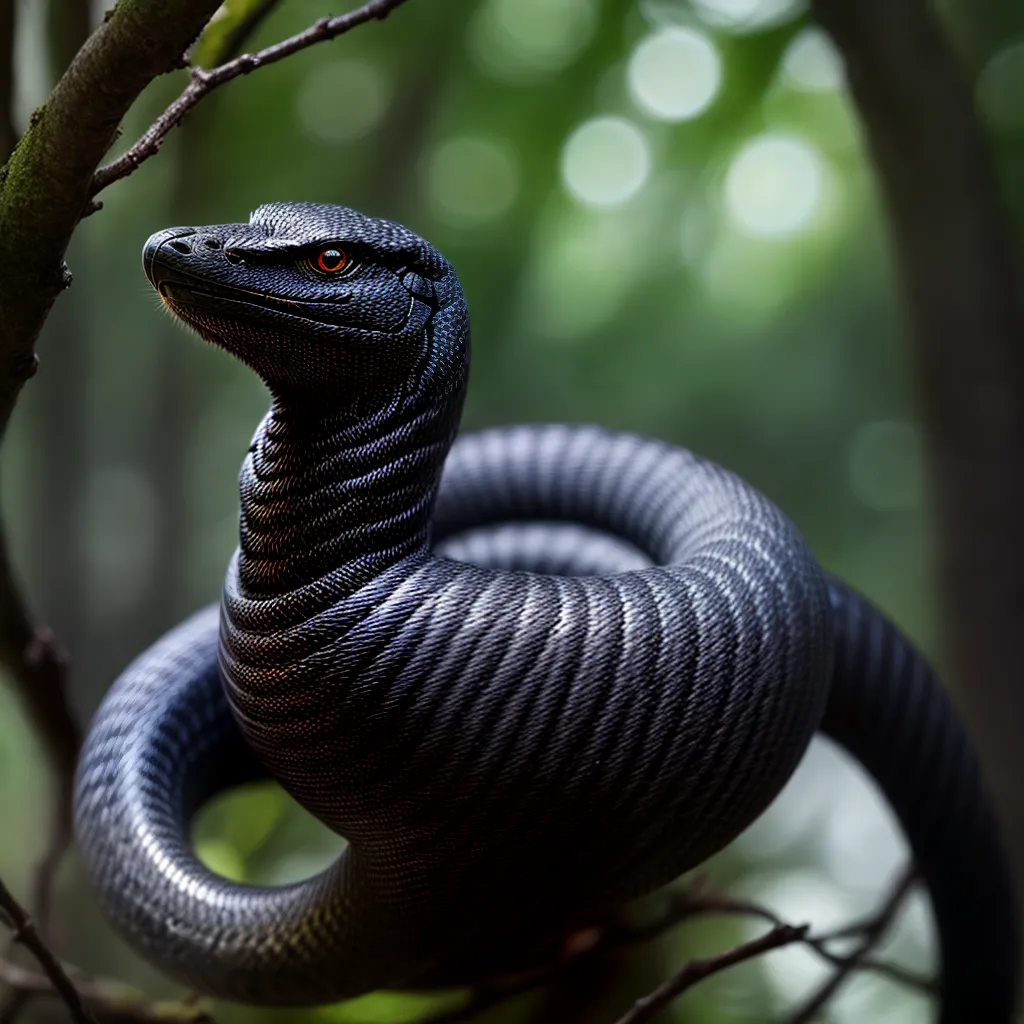 Cobra nos Sonhos: Decifre os Seus Significados Secretos 4 Fotos cobra pronta ataque lua