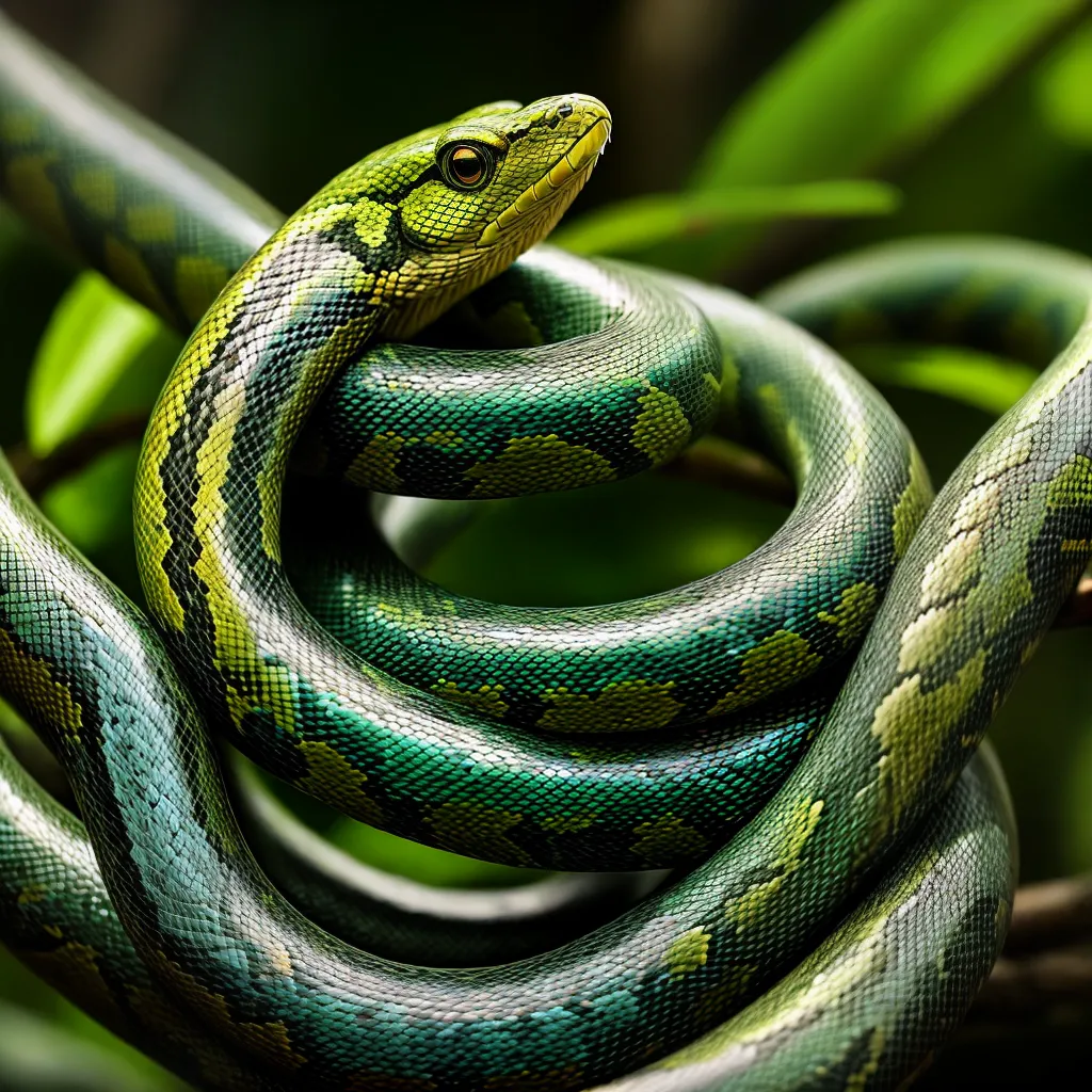 Serpentes em sonhos: interpretações e significados 2 Fotos cobra ramificacao olhar fascinio medo