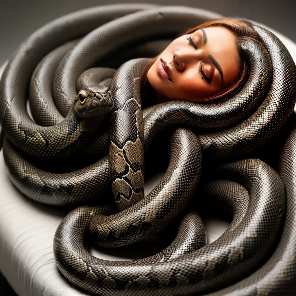 Fotos cobra sonho perigo cama