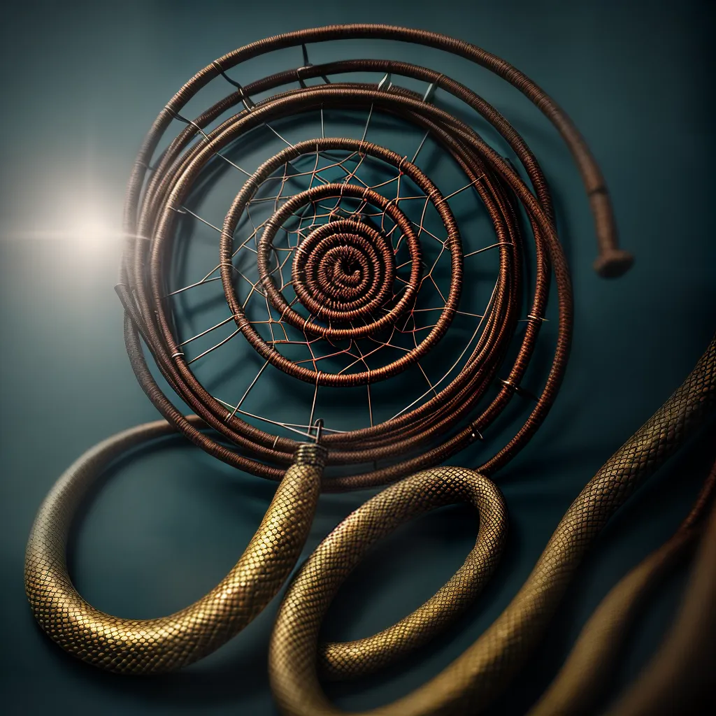 Desvende os Sonhos com Cobras: O que Representam e como Interpretá-los 2 Fotos cobra sonho teia misterio