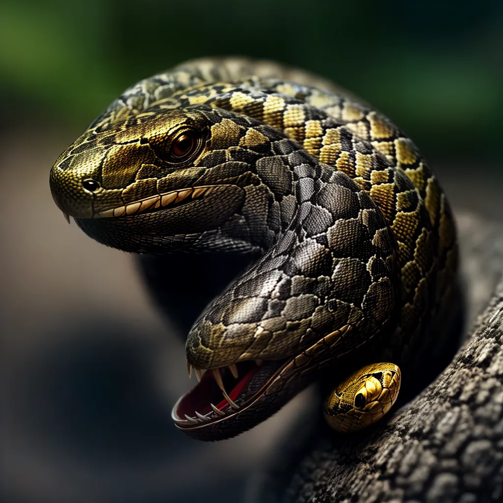 Desvendando o significado de sonhar com cobra venenosa. 5 Fotos cobra venenosa ataque olhos presa
