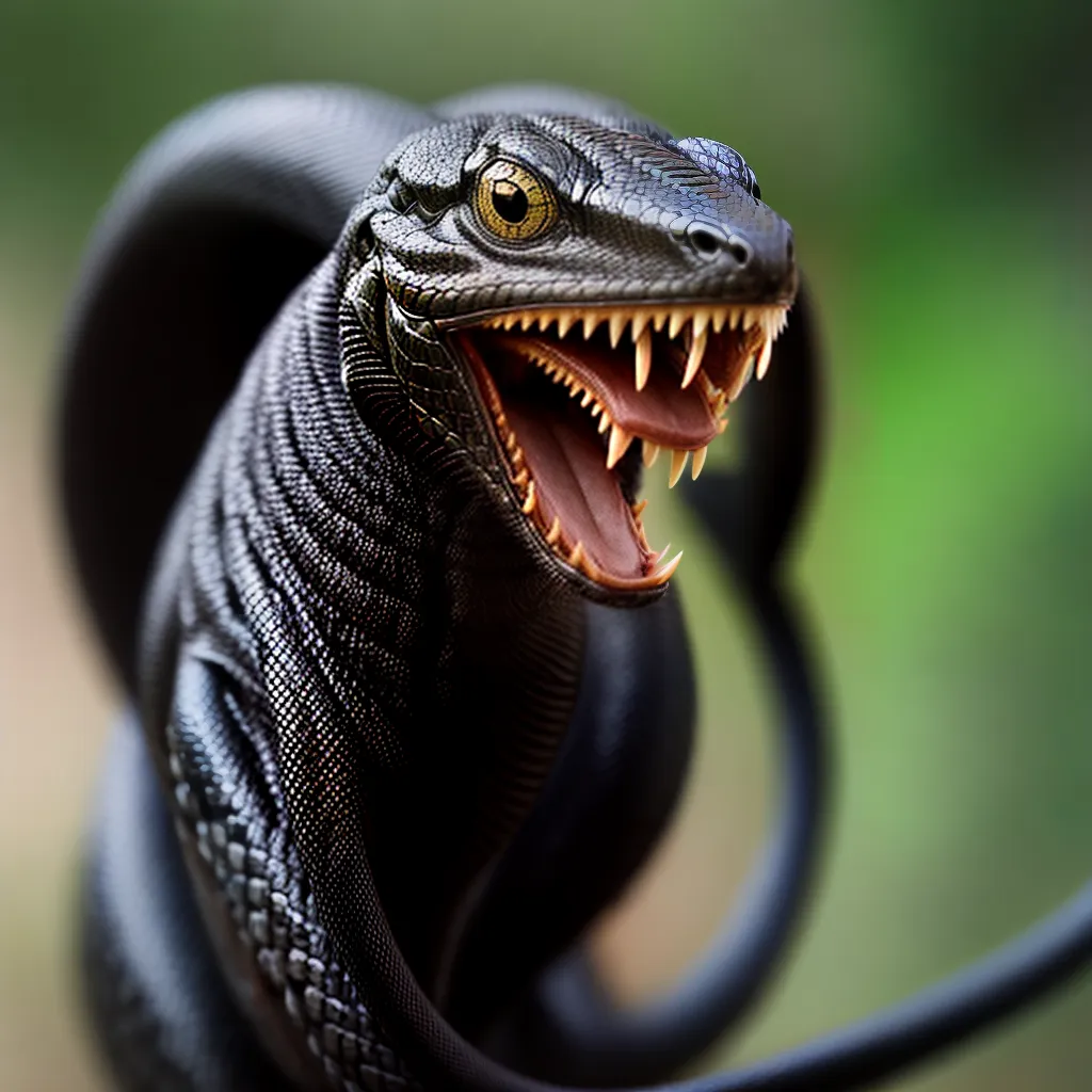 Fotos cobra venenosa capuz fangs escamas