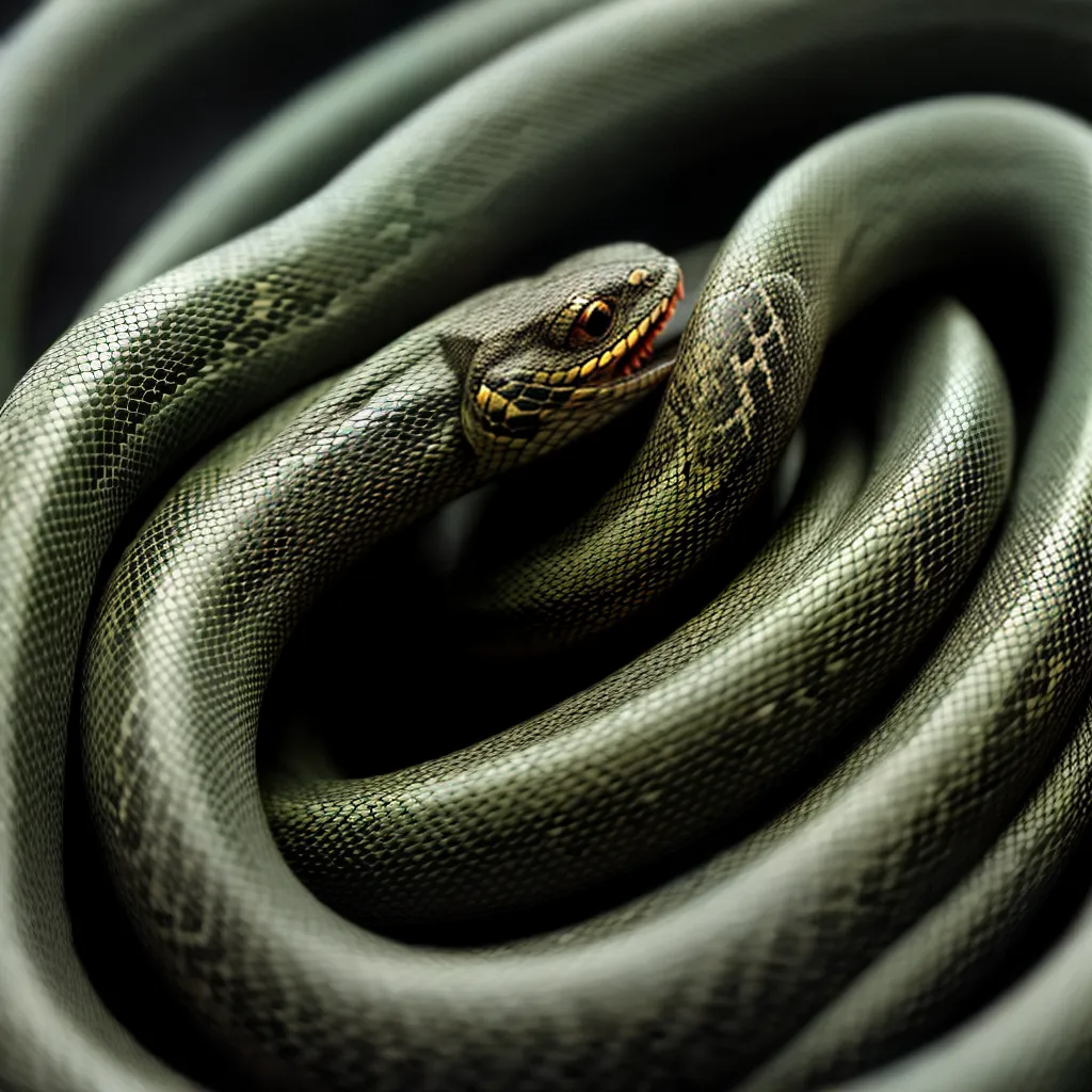 Desvendando o Mistério dos Sonhos com Serpentes Venenosas 6 Fotos cobra venenosa olhar presa sonhos