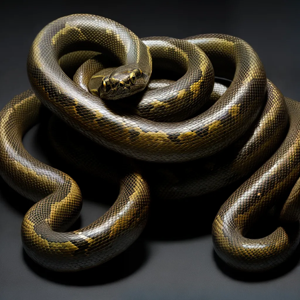 Desvendando o significado de sonhar com cobra venenosa. 4 Fotos cobra venenosa olhos brilhantes fundo escuro