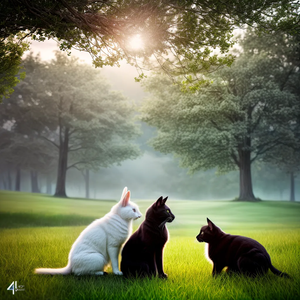 Qual Significado de Sonhar com Coelhos e Gatos? 2 Fotos coelho gato equilibrio brincadeira intuicao