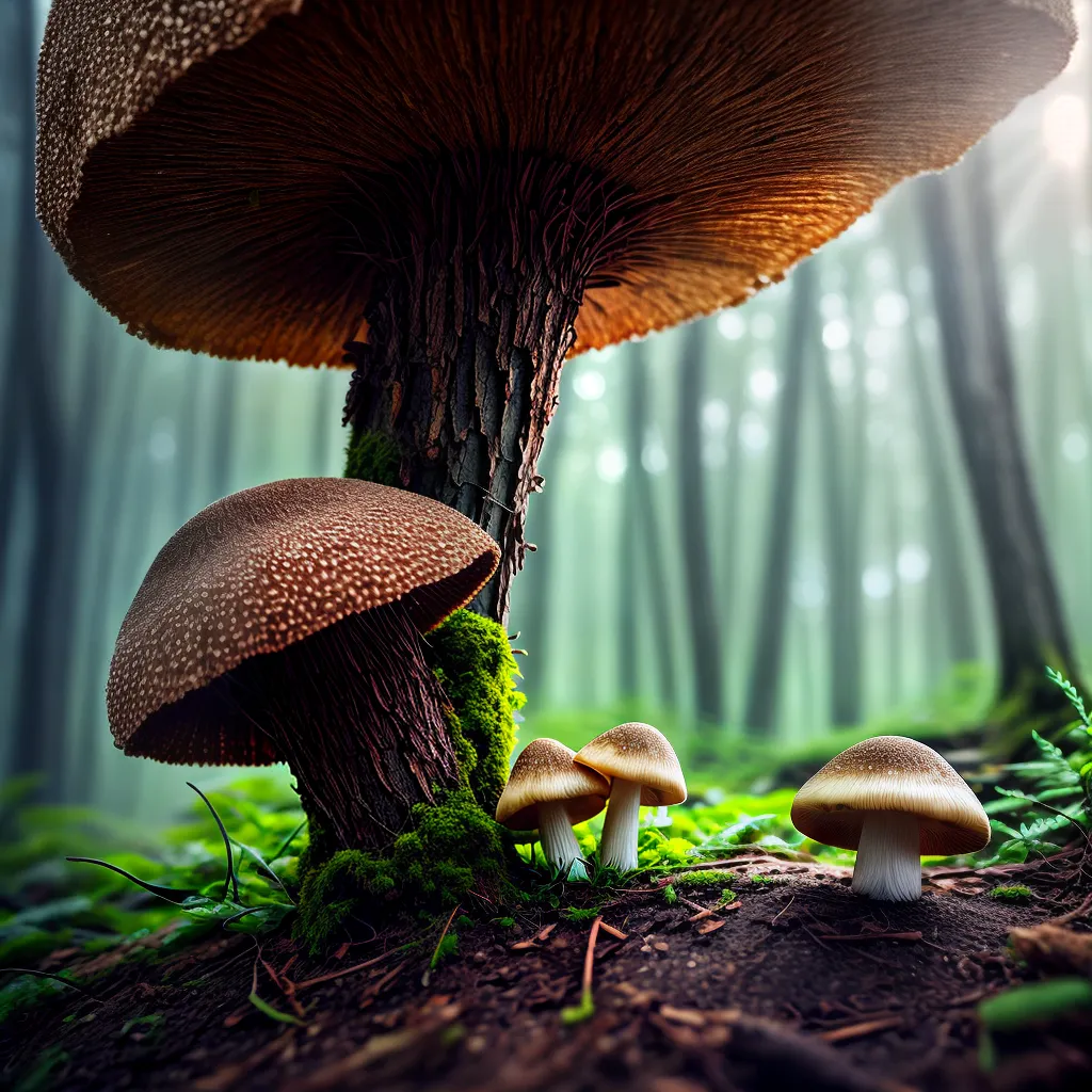 Fotos cogumelo textura simbolismo floresta