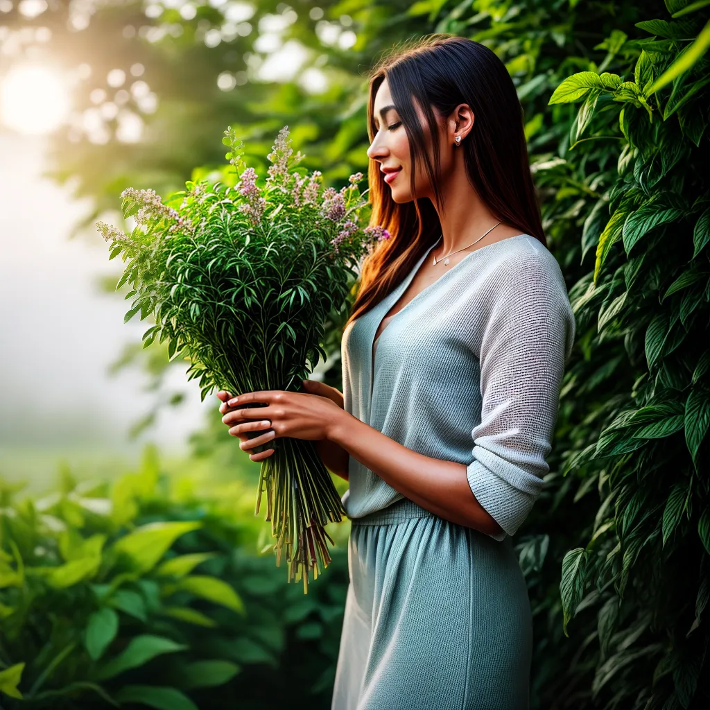 Desvendando o Significado de Sonhar com uma Erva Cheirosa 3 Fotos colheita ervas sol natureza serenidade