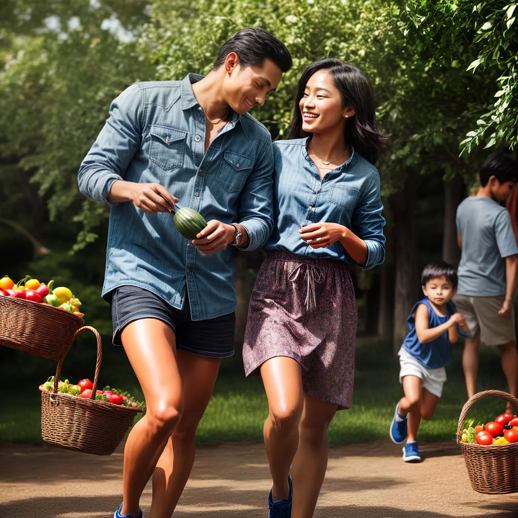 Descubra o significado de sonhar com colheita de frutas e vegetais envolvendo família e crianças 2 Fotos colheita familia jardim alegria