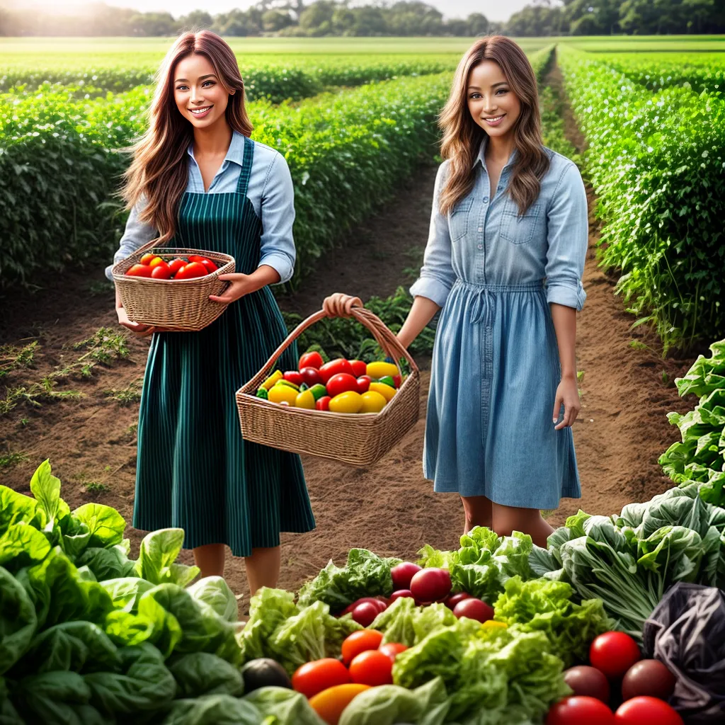 Título otimizado para SEO: Desvendando o Significado de Sonhar com o Cultivo de Hortaliças 3 Fotos colheita jardim sol sorriso cesta