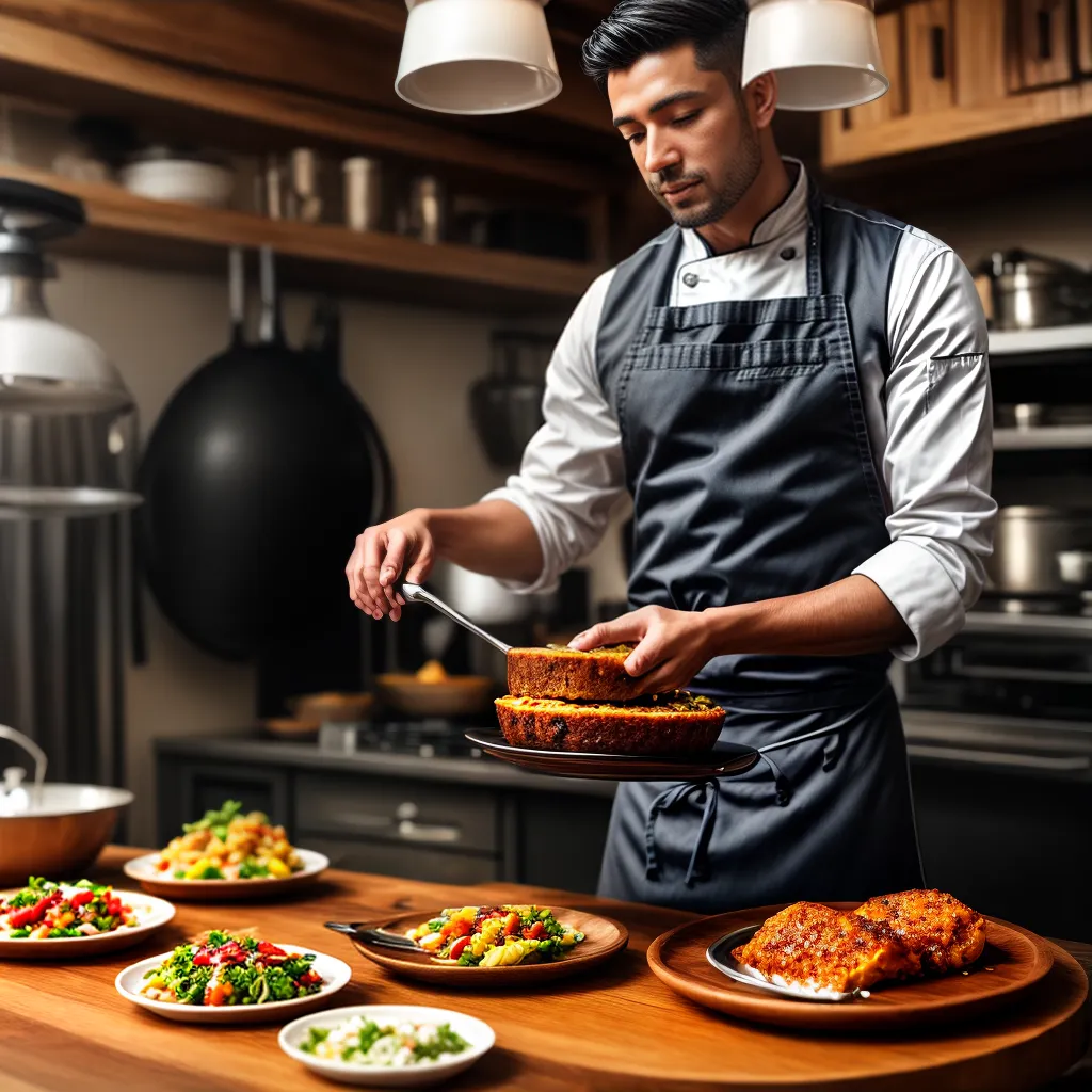 Sonhar com Alimentos, Receitas e Degustação: Qual o Significado? 3 Fotos comida fumegante chef preparando mesa
