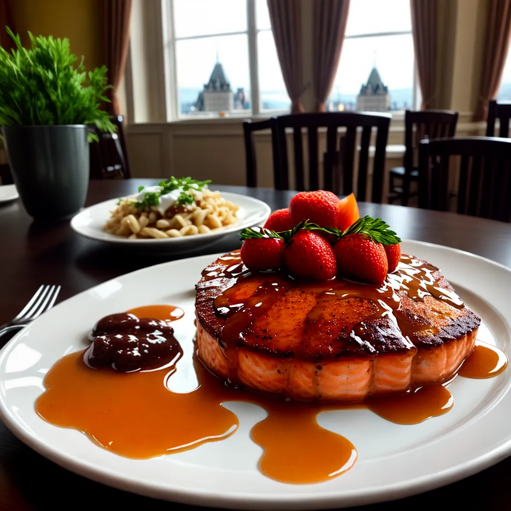 O que significa sonhar com Quebec Gastronômico. 5 Fotos comida quebec chateau folhagem