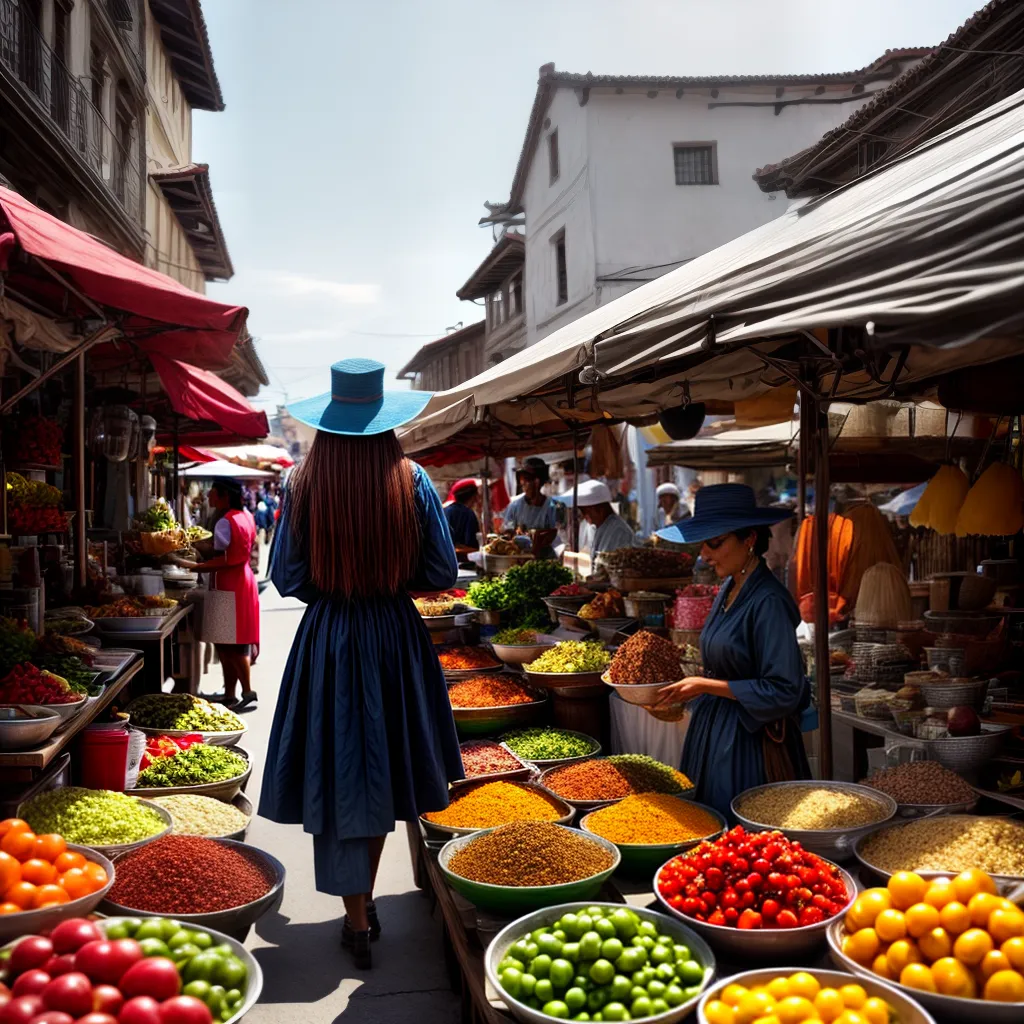 Descubra o Verdadeiro Significado de Sonhar com Gastronomia Local 4 Fotos comida tradicional mercado turistas