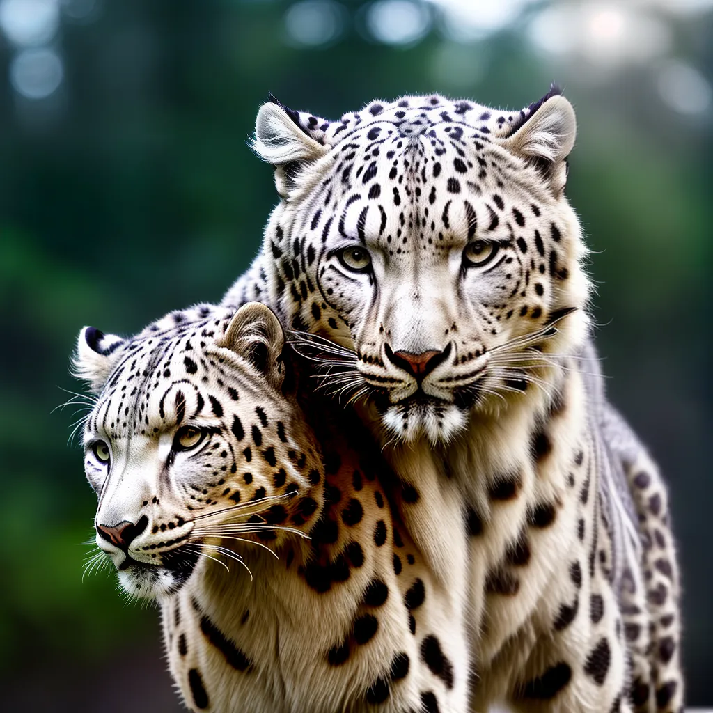 Fotos companheiro grego leopardo das neves chiclete