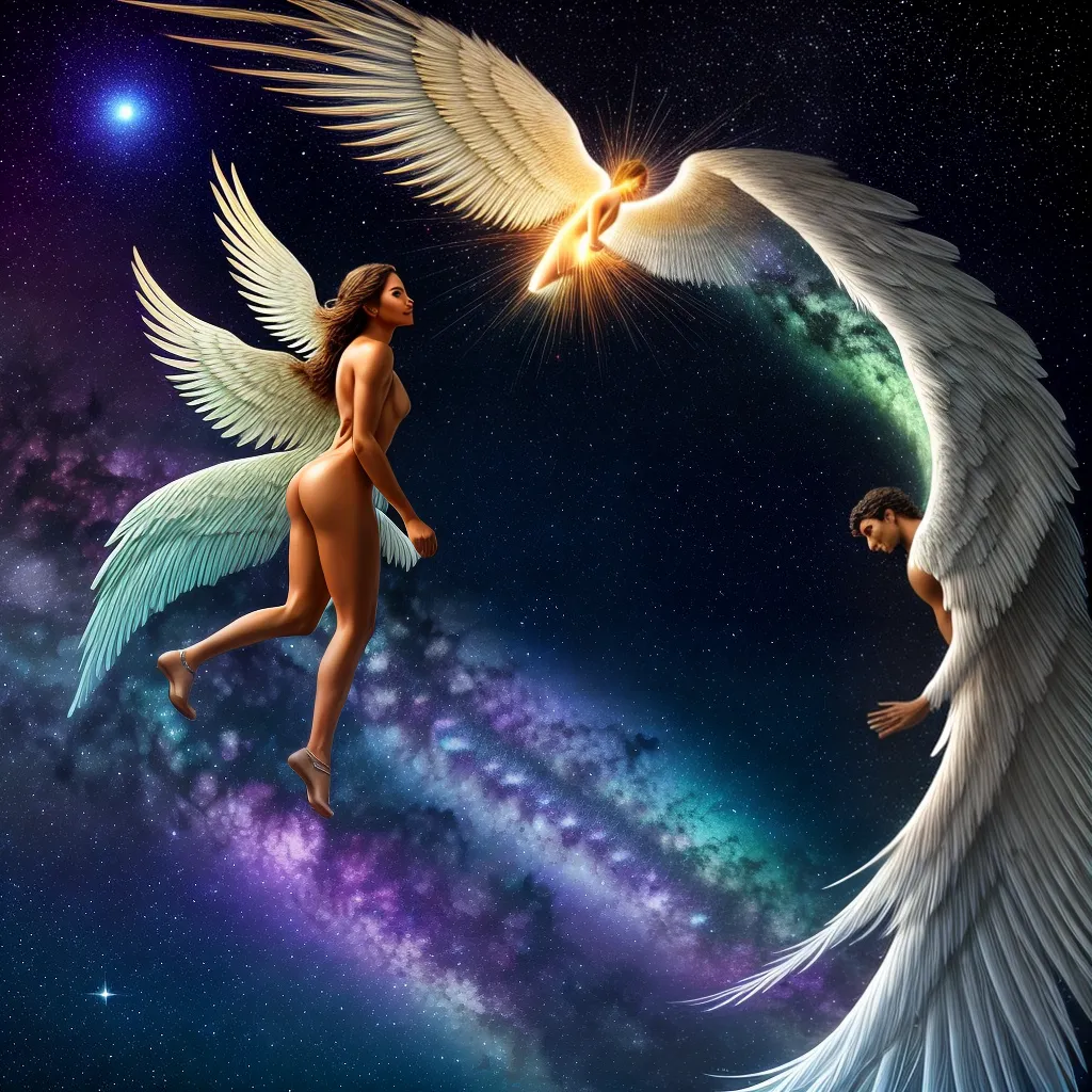 Conexão Divina: O Significado de Sonhar com Anjos e Estrelas 2 Fotos conexao divina ceu estrelas anjo