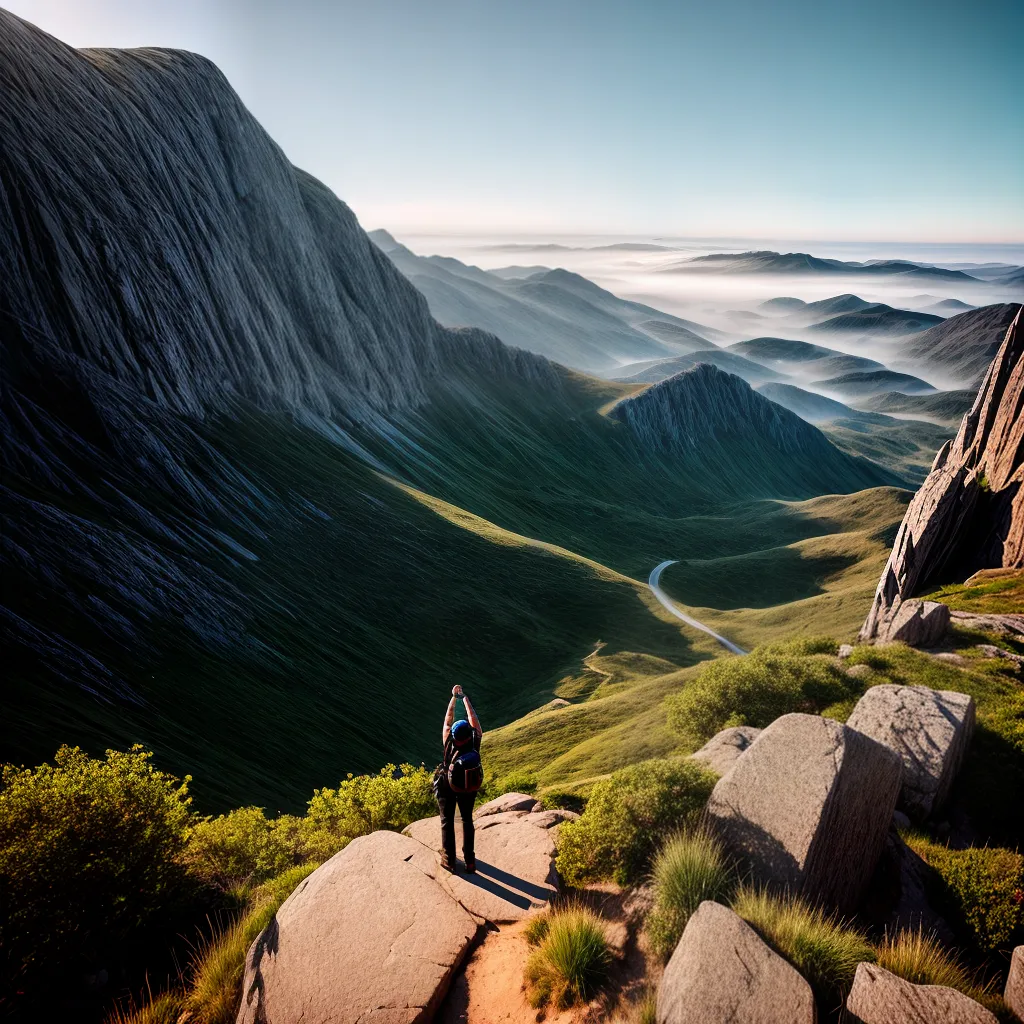 Fotos conquista aventura montanha paisagem 2
