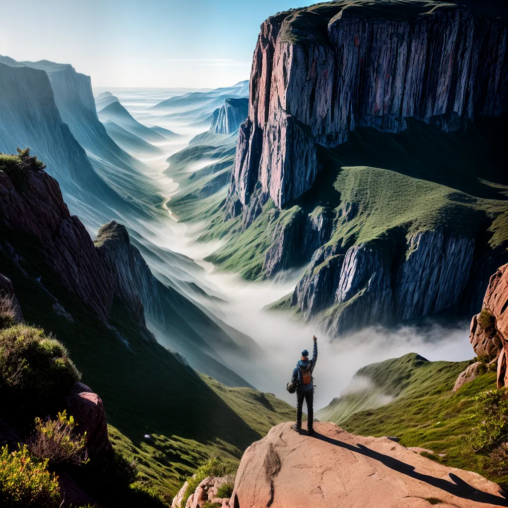 Capacidade dos Sonhos: O que Pode Significar? 2 Fotos conquista cume paisagem ilimitada