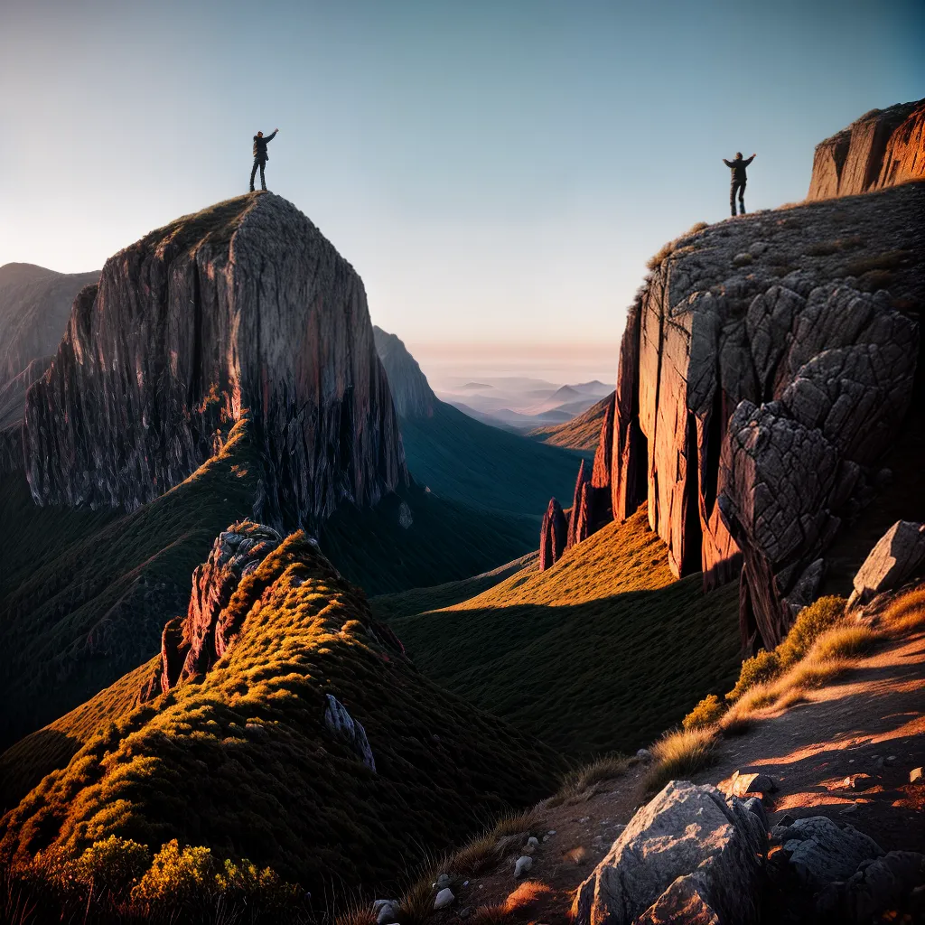 Representatividade dos sonhos: descubra seu significado. 4 Fotos conquista cume por do sol 1