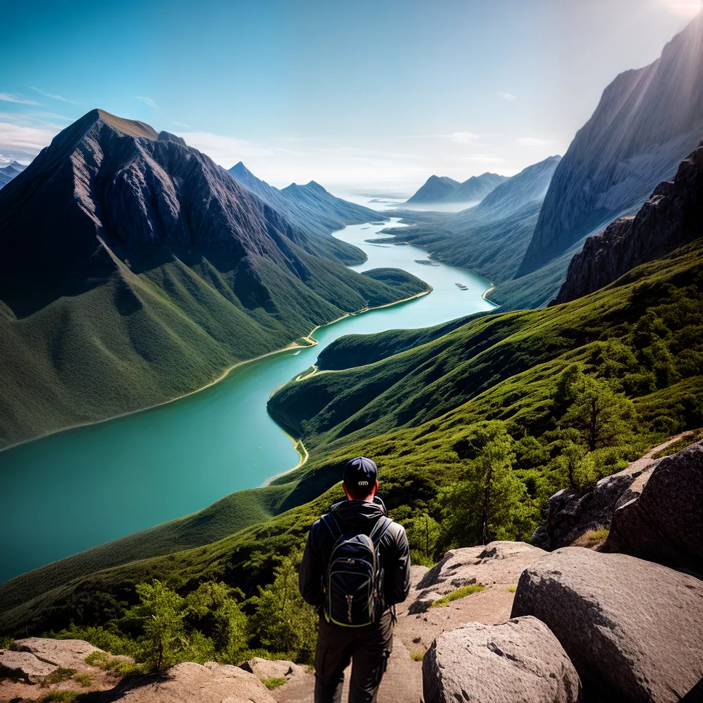 Fotos conquista empreendedor montanha paisagem