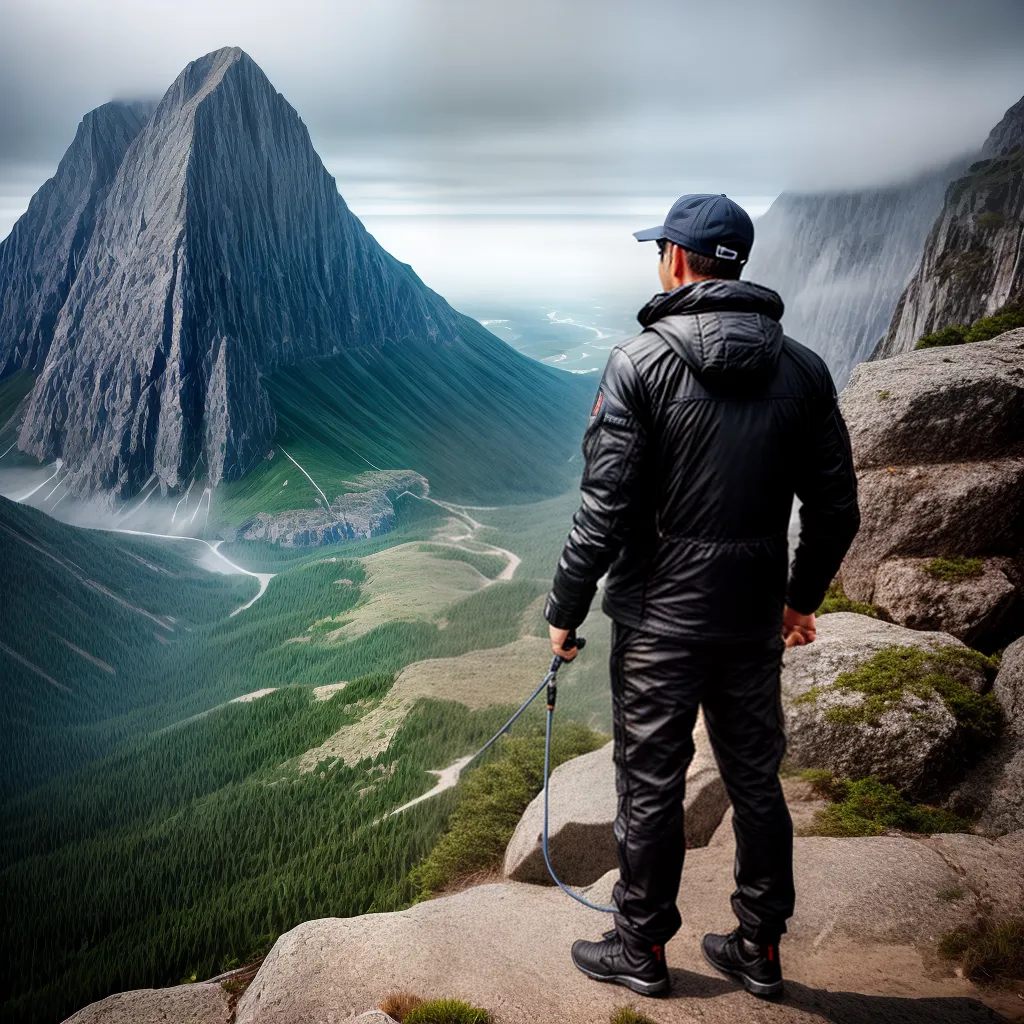 Fotos conquista montanha olhar mundo
