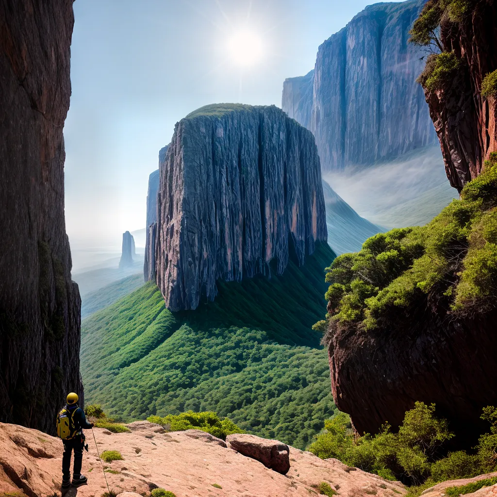 Título do Blog: Desvendando o Significado de Sonhar com Montanhas e Escaladas 2 Fotos conquista montanha sonho horizonte nuvens