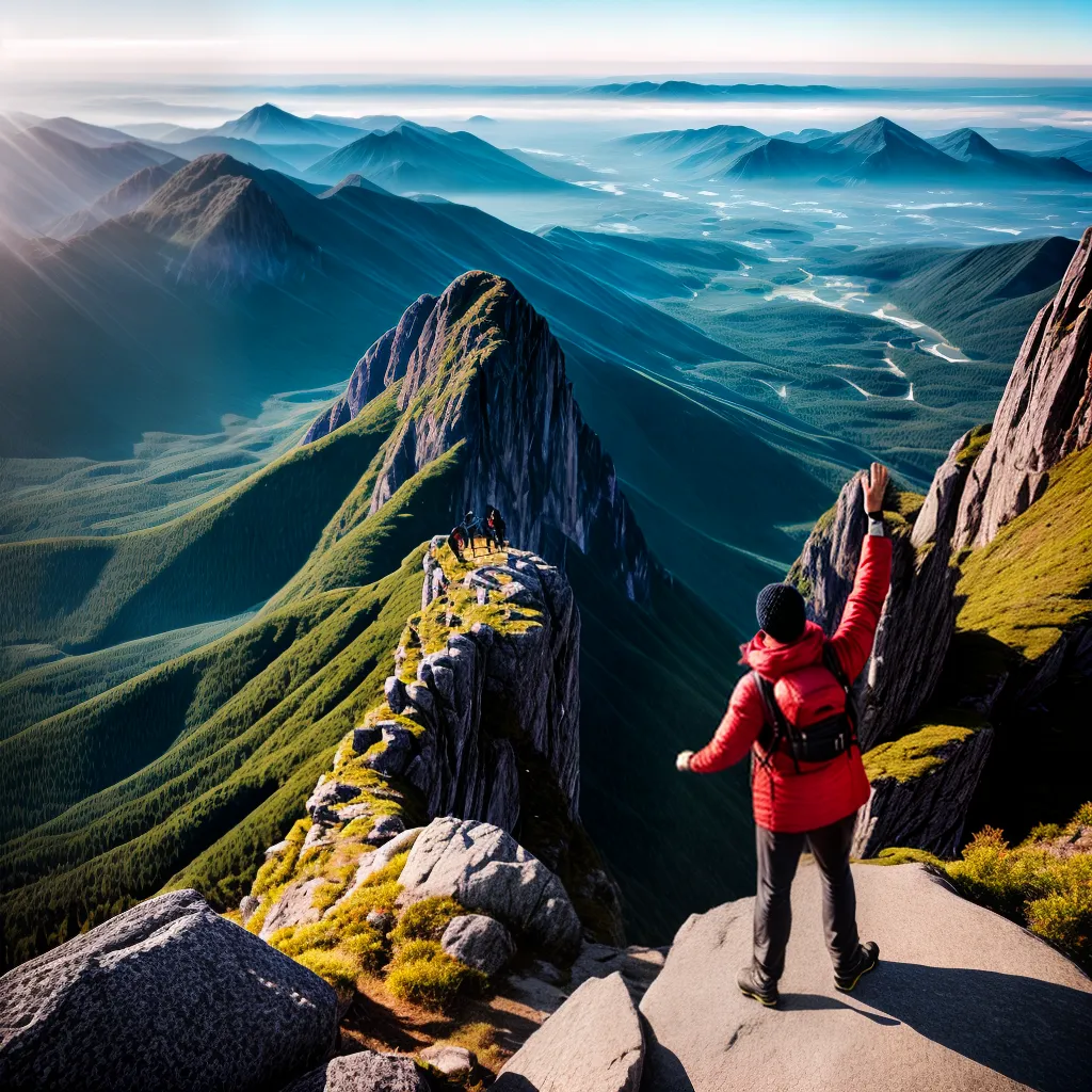 Desperte o Espírito Aventureiro: Significado de Sonhar com Exploração 4 Fotos conquista pico aventura paisagem