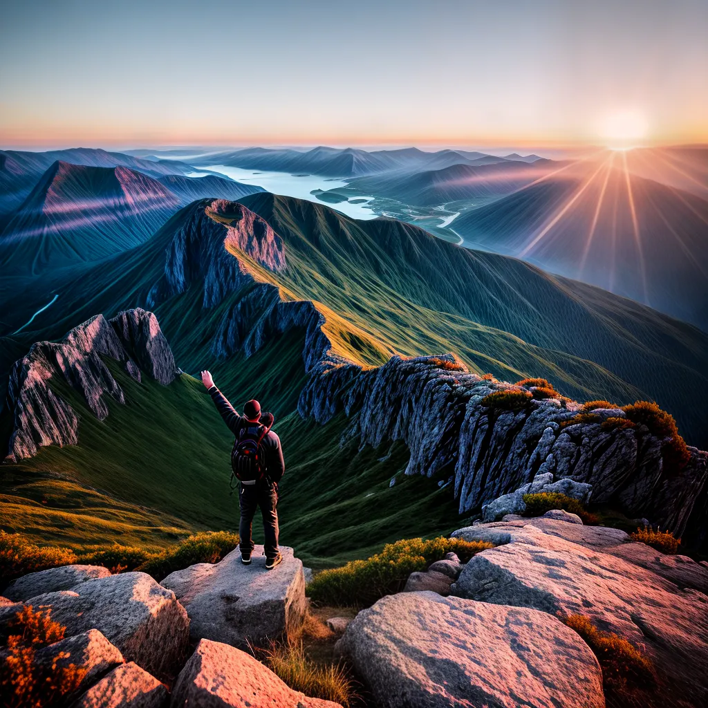 os Seus Sonhos? 2 Fotos conquista por do sol montanha 2