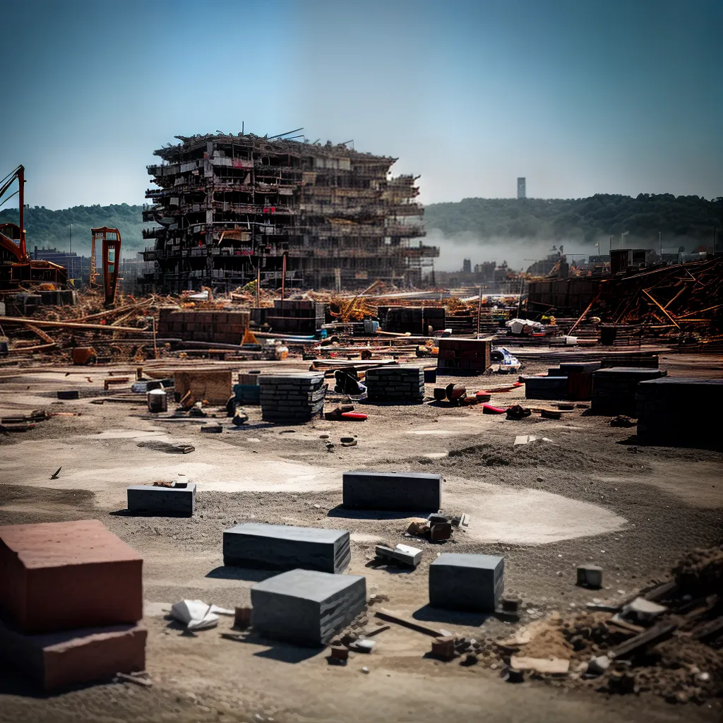 Descubra o Significado de Sonhar com Resíduos de Obra 2 Fotos construcao entulho ferramentas progresso