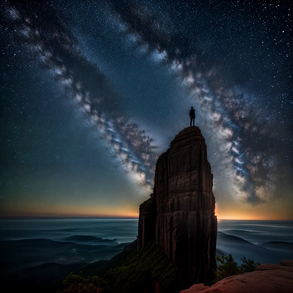 significado dos seus sonhos: interprete os sinais do universo. 2 Fotos contemplacao universo estrelas falco
