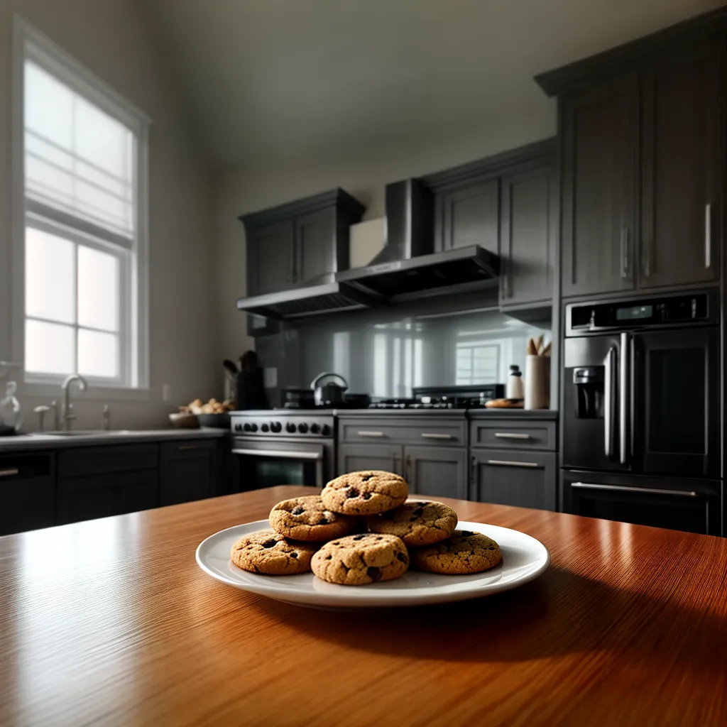 Fotos cookies forno cozinha sonho