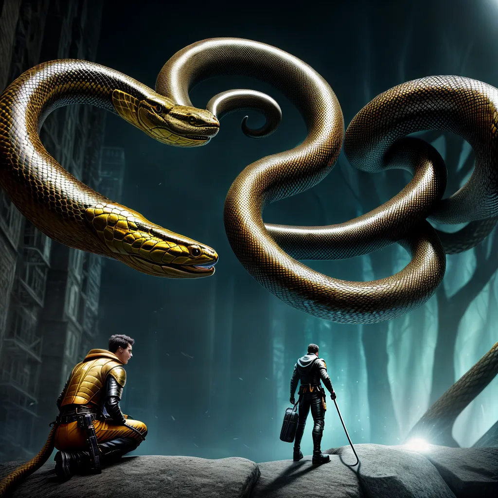 Significado de Sonhar com Cobras: Enfrentando os Medos Internos 3 Fotos coragem enfrentar cobra medo 1