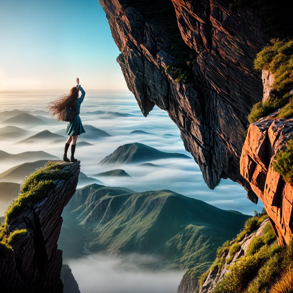Fotos coragem leap of faith paisagem