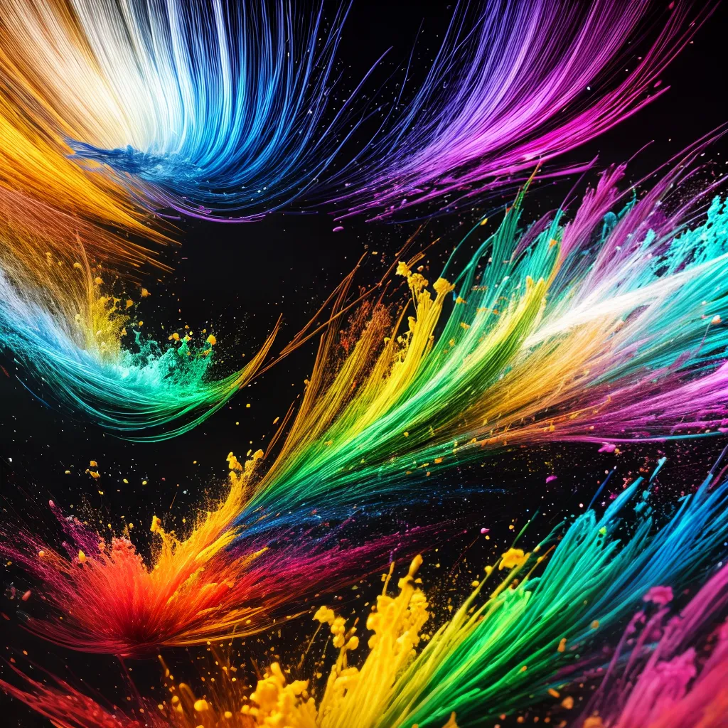 Fotos cores abstratas triunfo energia criatividade