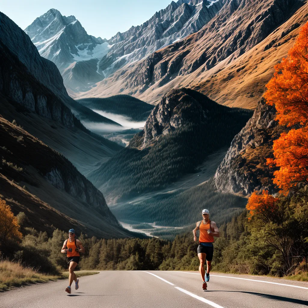 Desvende o que significa sonhar com ultramaratona. 6 Fotos corrida montanhas ceu fim