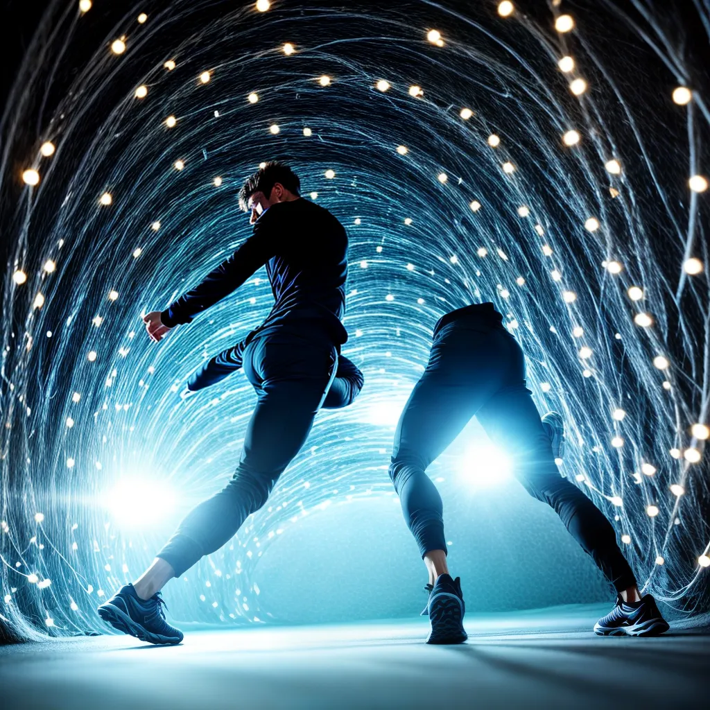 Fotos corrida tunel luz sonhos pensamentos