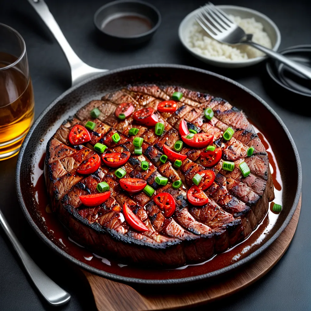 Fotos cortes carne sabor