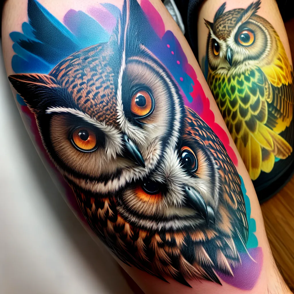 Descubra o Mistério por Trás da Tatuagem de Coruja 4 Fotos coruja sabedoria tatuagem livros pena
