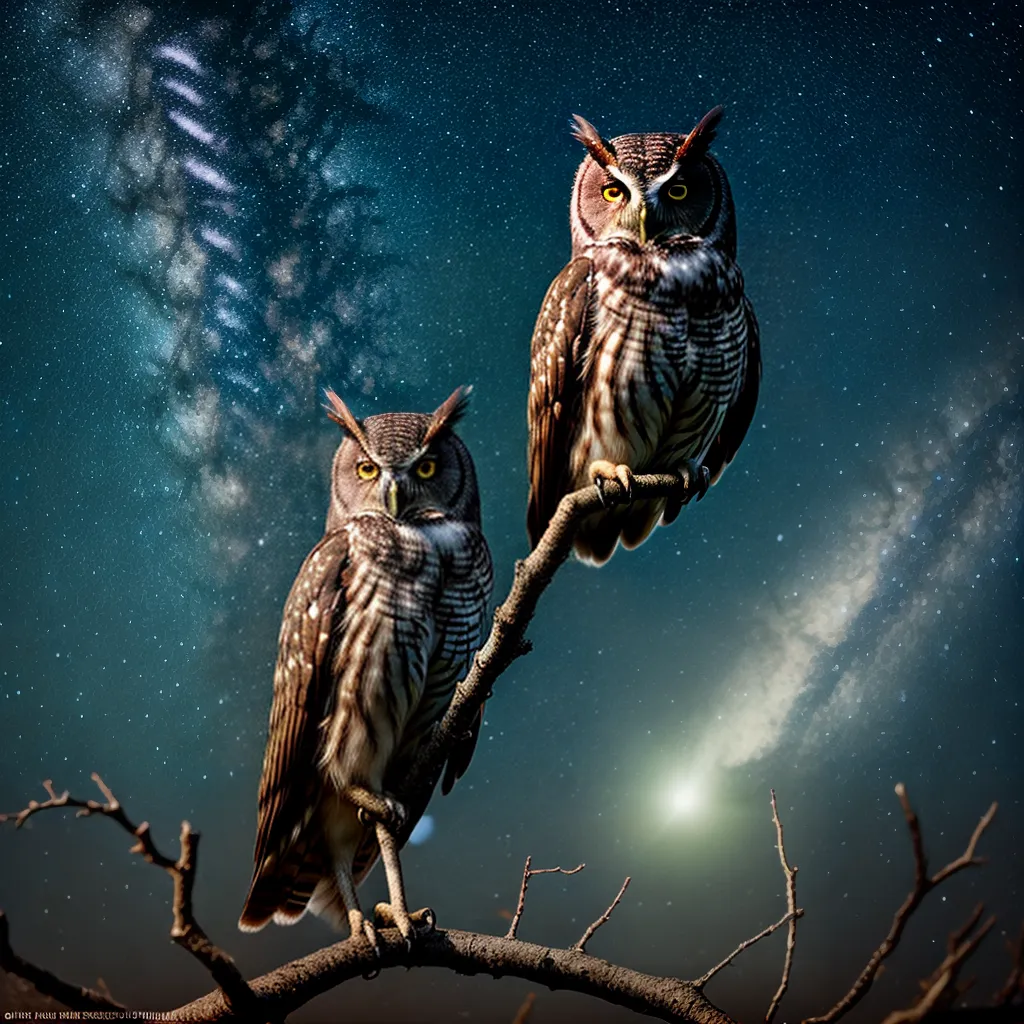 Significado de Sonhar com uma Coruja noturna. 2 Fotos coruja silhueta ceu estrelado sabedoria