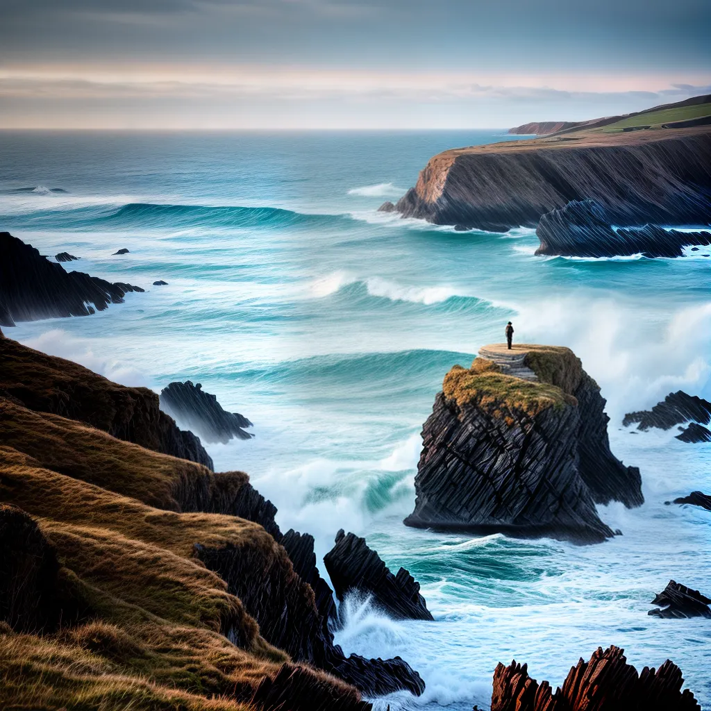 Descubra o Significado de Sonhar com o Cheiro do Mar e Ondas Fortes 5 Fotos costa ondas poderosas bruma