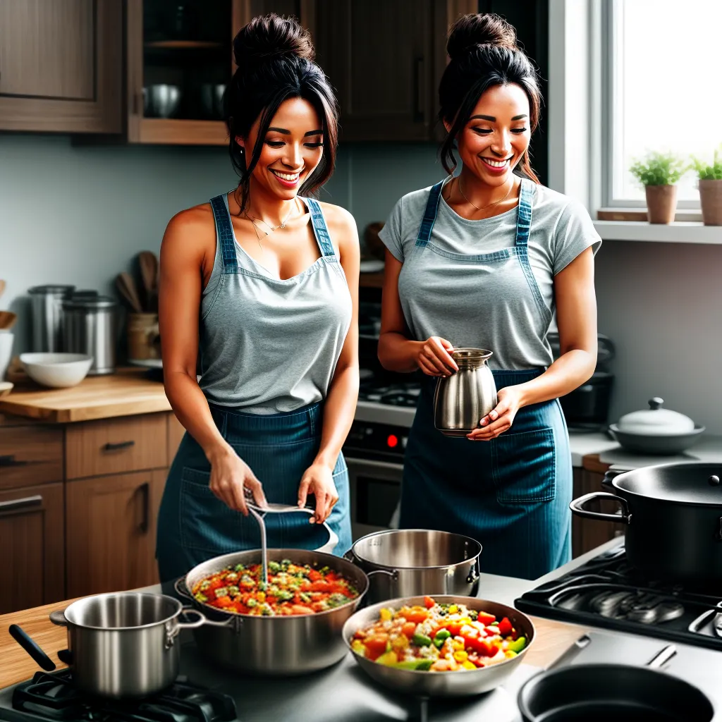 Cozinhar é Amor: Qual o Significado de Sonhar Preparando Alimentos 6 Fotos cozinha sorriso amor panelas
