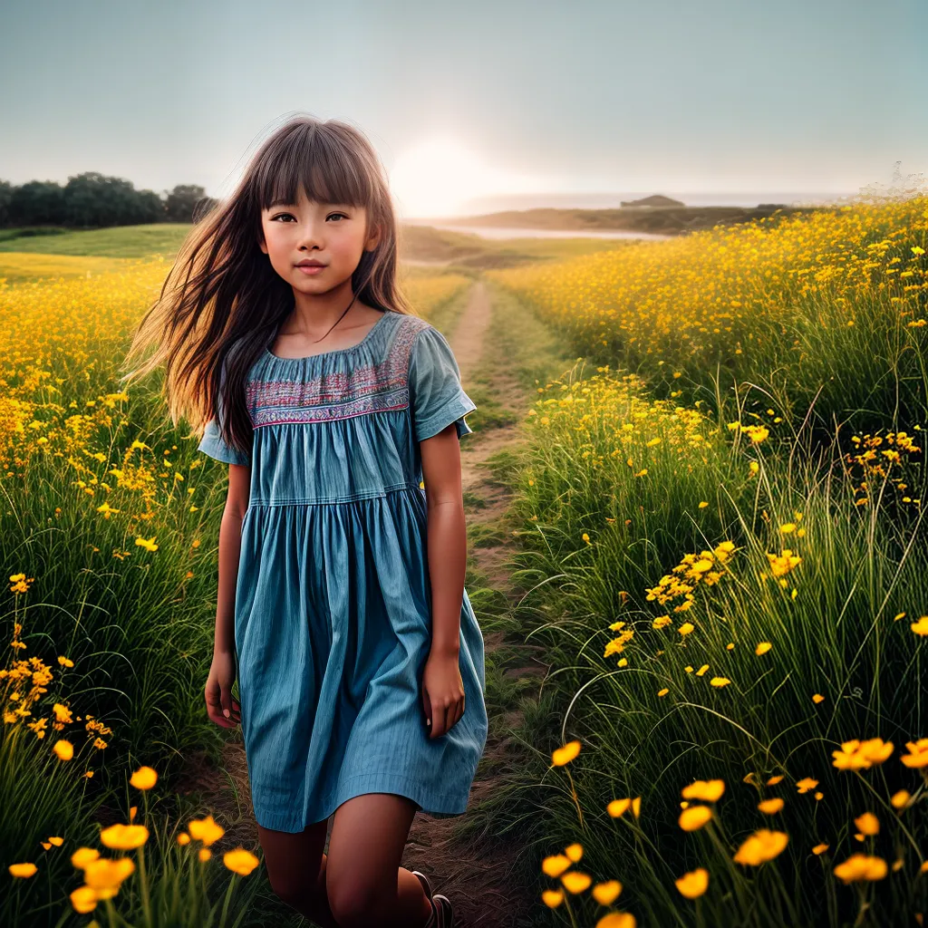 Infância na interpretação dos sonhos: um mergulho no passado 4 Fotos crianca campo flores ceu azul