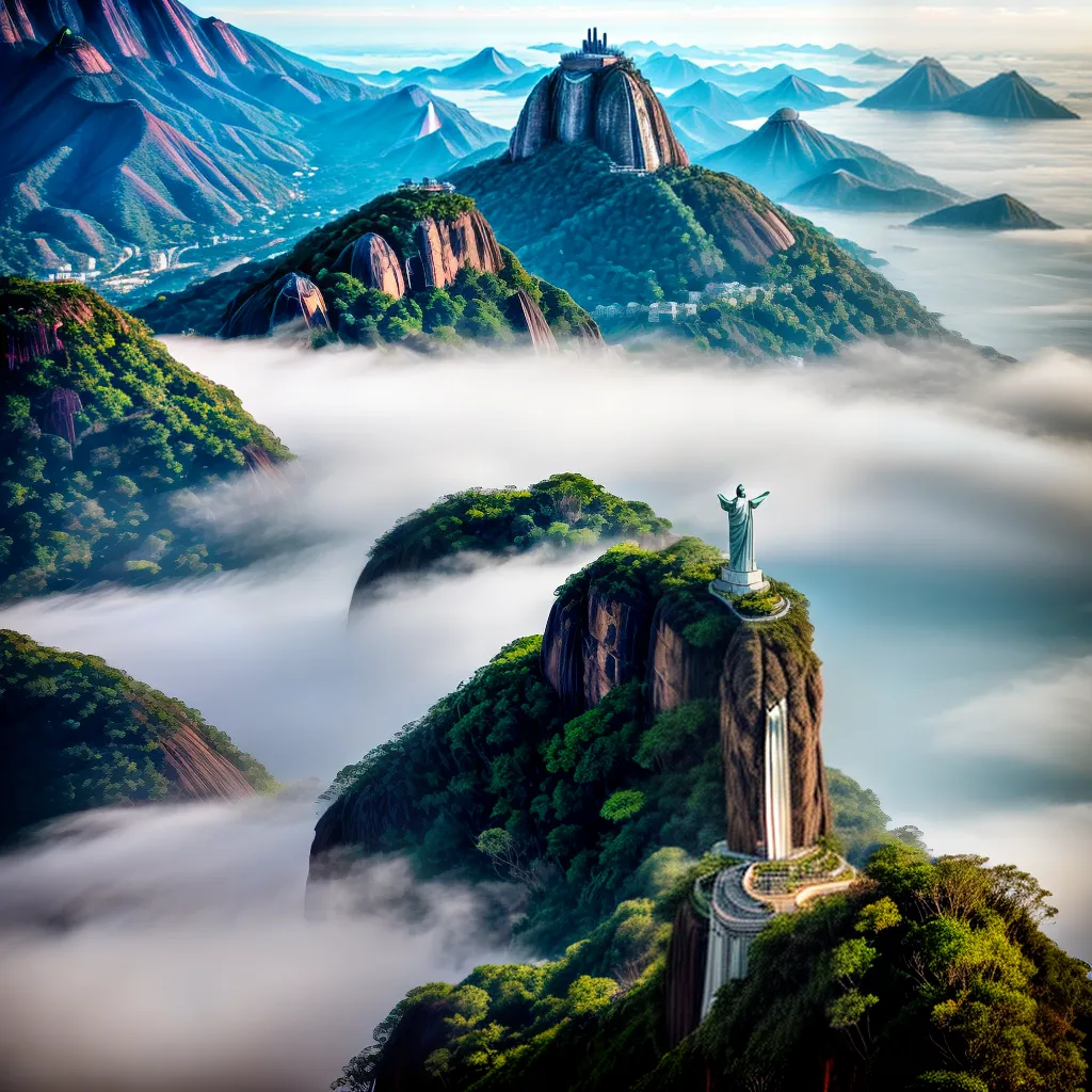 Fotos cristo redentor corcovado serra orgaos