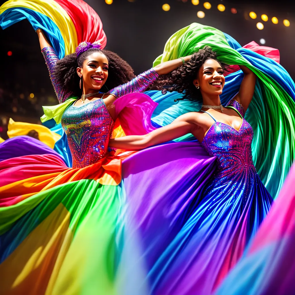 Alegria e Energia: Qual é o significado de sonhar com Dança? 3 Fotos danca colorida multidao alegria
