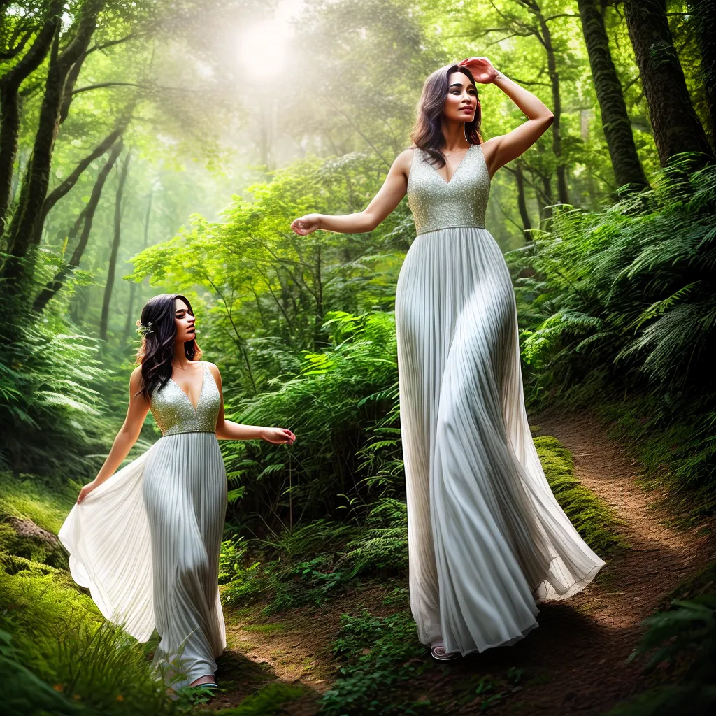 Fotos danca floresta misterio feminino