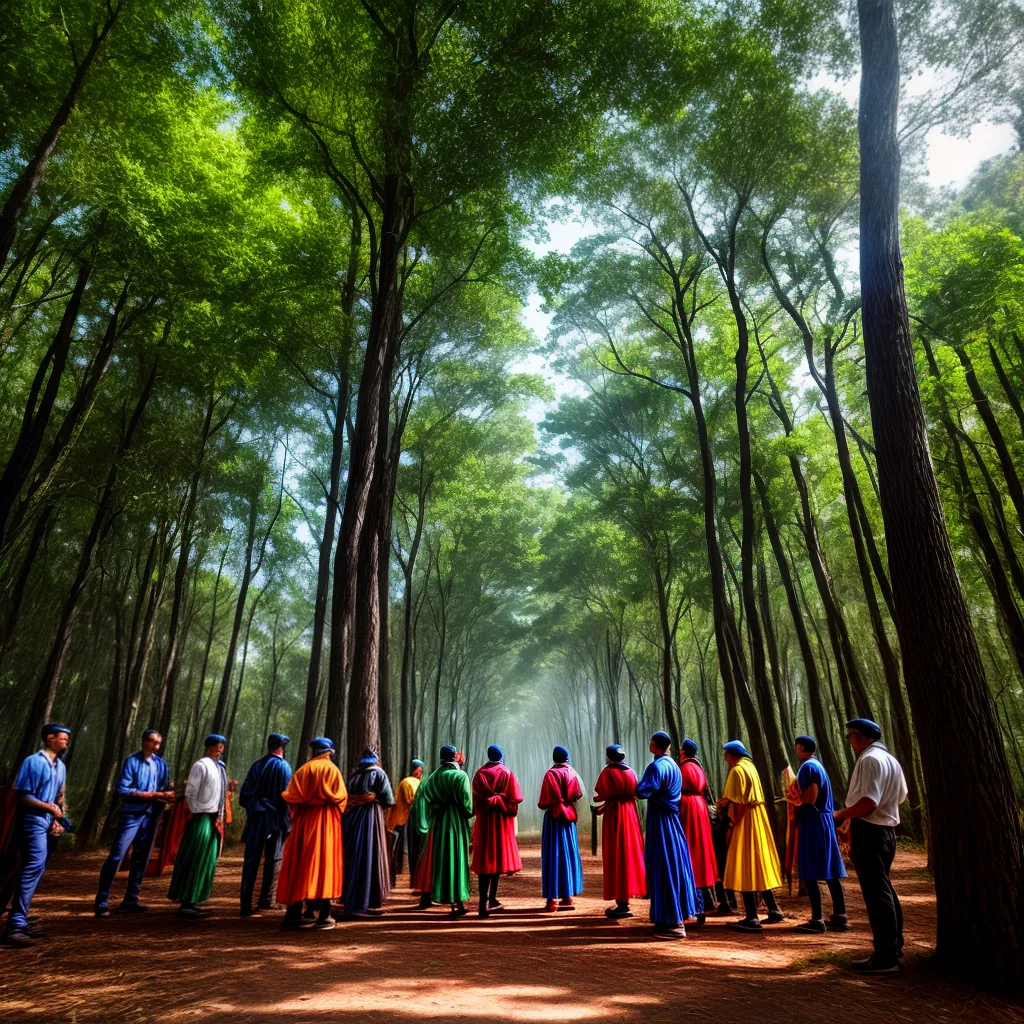 Interpretando Sonhos: Significados de Fandangueiros e Figuras da Mata 3 Fotos danca folclore fogueira floresta magia